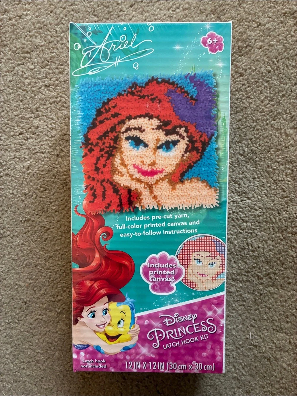 Disney Princess Ariel Latch Hook Kit - Picture 1 of 5